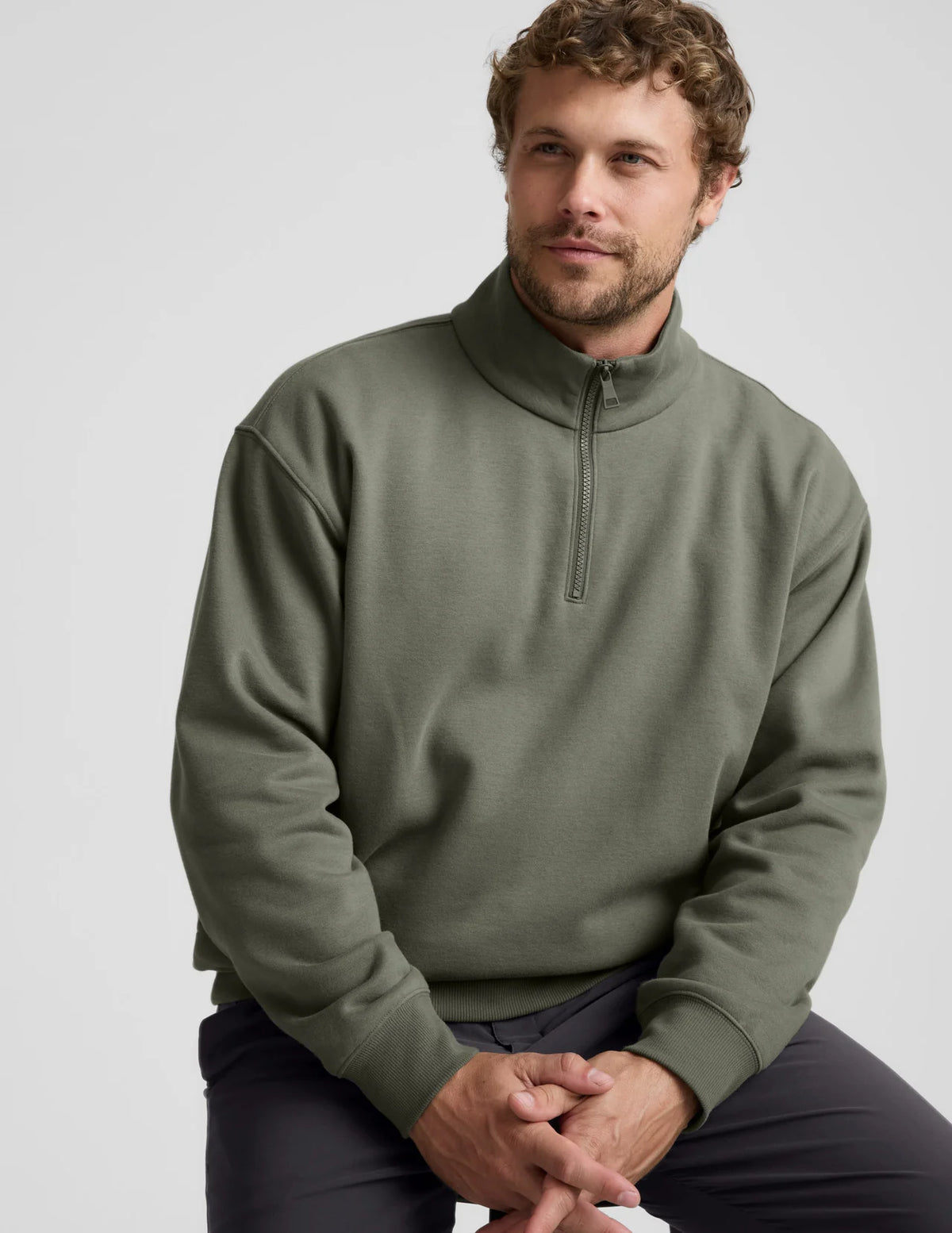 LuxeFleece Men's Half Zip Pullover